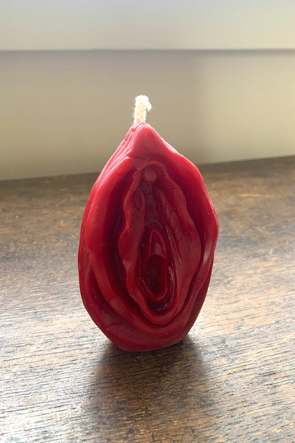 Vulva Candle in Temple Rose