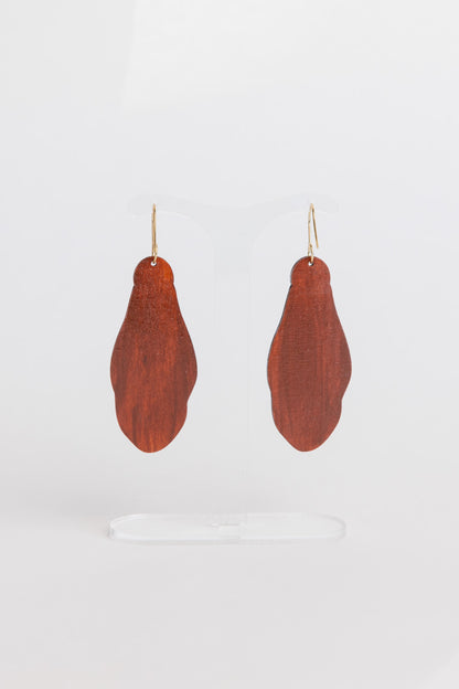 Holy Vulva Hook Earrings in Harvest Queen