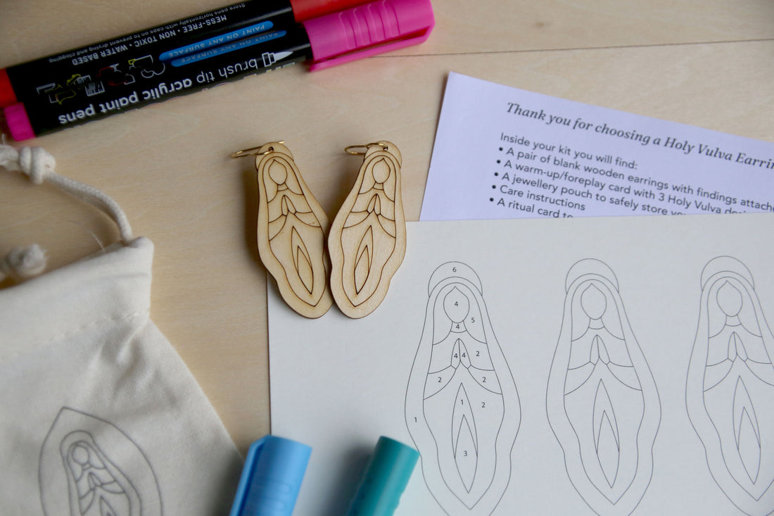 Holy Vulva Earring Kit