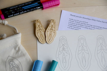 Holy Vulva Earring Kit