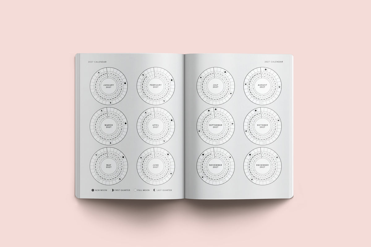 Pre-Order Lunar Diary 2027 – Moon, Seasons &amp; Cycle Planner