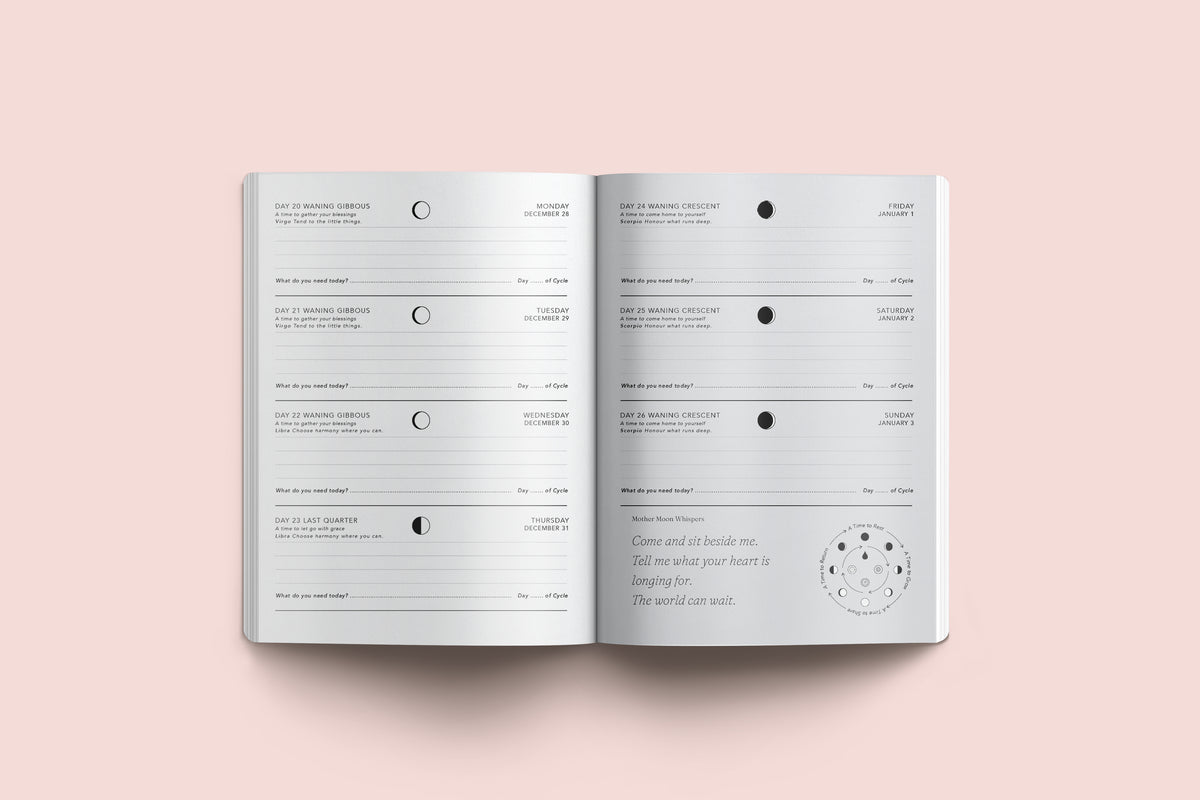 Pre-Order Lunar Diary 2027 – Moon, Seasons &amp; Cycle Planner